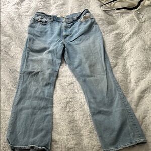 Abercrombie Curve Love ‘70’s vintage flare ultra high rise jeans
